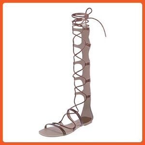 Christian Siriano | Strappy Knee Height Gladiator Sandals